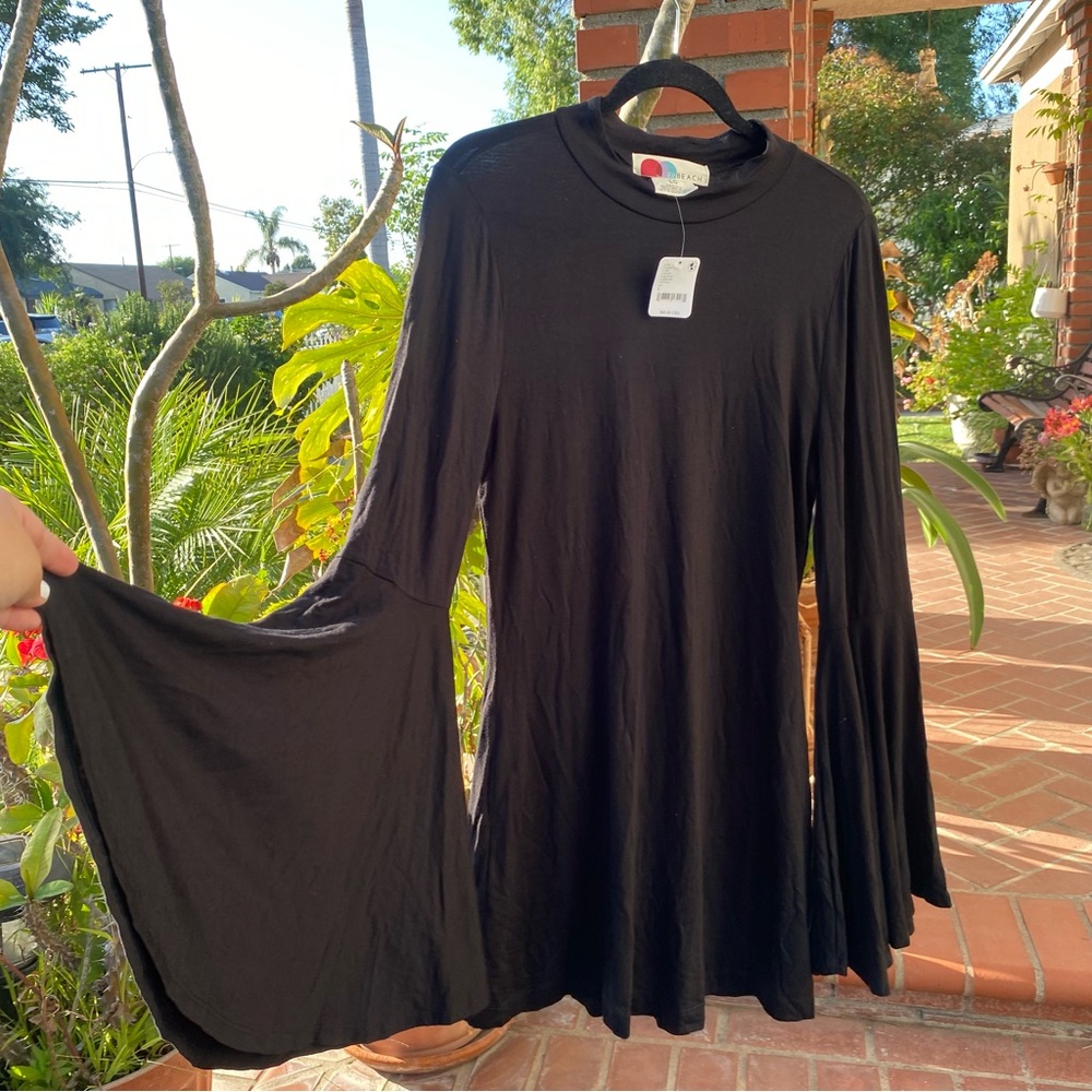 FREE PEOPLE BEACH BELL SLEEVE DRESS